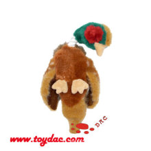 Stuffed Duck Dog Pet Toy com cabos